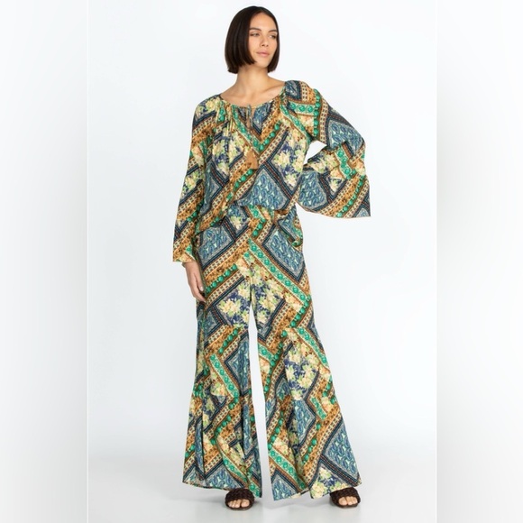 Johnny Was RIVERA TIERED PANTS - Picture 3 of 10